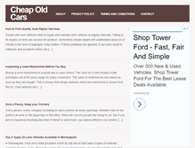 Tablet Screenshot of cheapoldcarsforsale.org